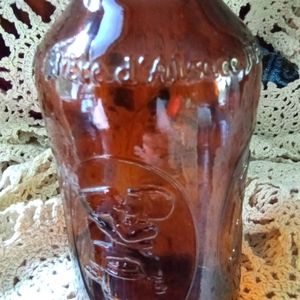 3/$15..🐒Fischer vintage beer bottle.5 liter